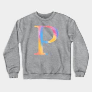 Sunrise Rho Letter Crewneck Sweatshirt